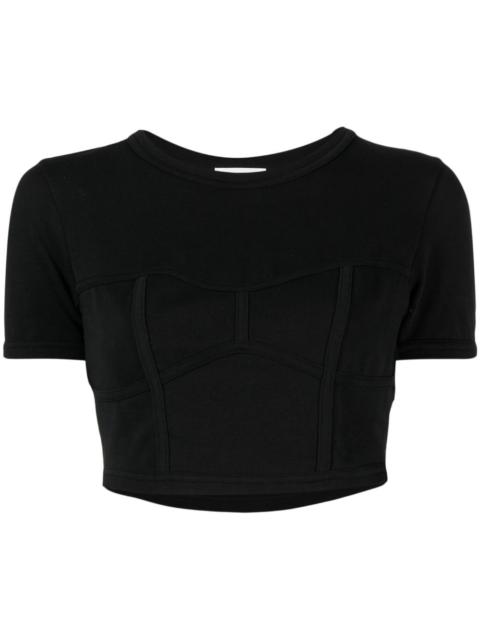 A.L.C. Wren round-neck cropped T-shirt