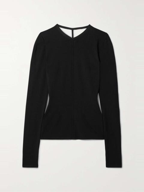 KHAITE Iskra open-back stretch-knit top