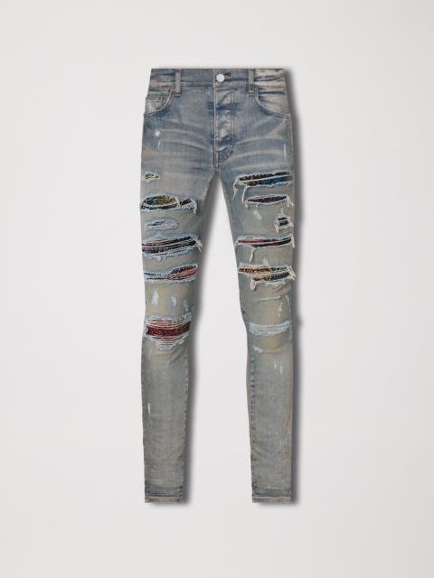 AMIRI RAINBOW PAISLEY THRASHER JEAN
