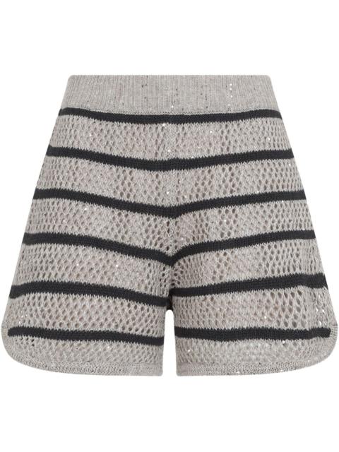 Brunello Cucinelli striped shorts