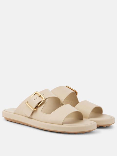 Tod's double-buckle leather sandals