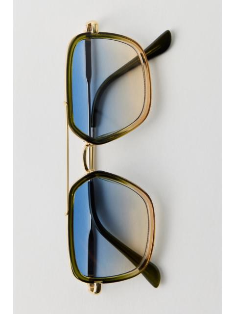 FREE PEOPLE Luna Classic Tinted Aviator Sunglasses