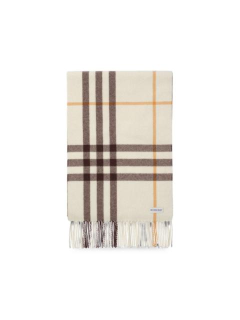 Burberry gradient Check cashmere scarf