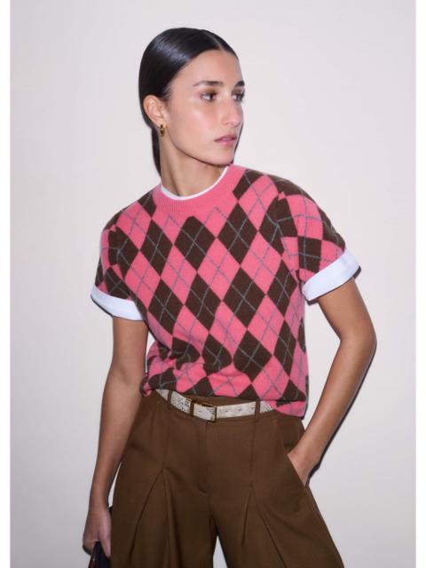 ME+EM Argyle Knit Baby Tee