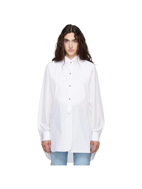 Maison Margiela White Tuxedo Cotton Shirt