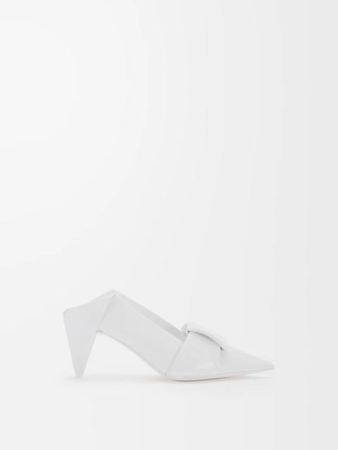 Loewe Origami flap back pump in lambskin