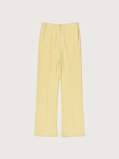 AURALEE COTTON NYLON PILE PANTS