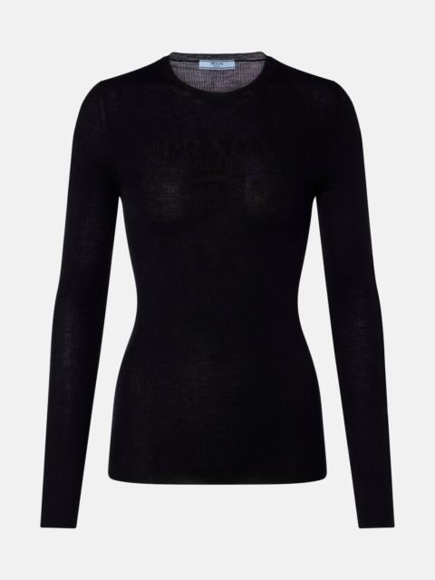 Prada Wool and silk-blend sweater