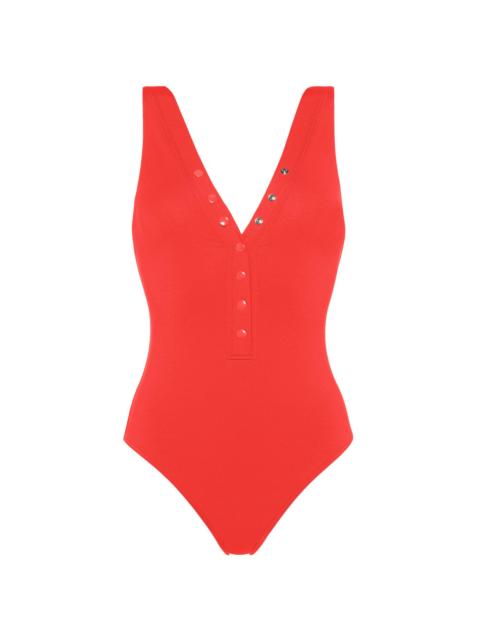 ERES Women's Icône One-Piece Tank Swimsuit - Ecarlate