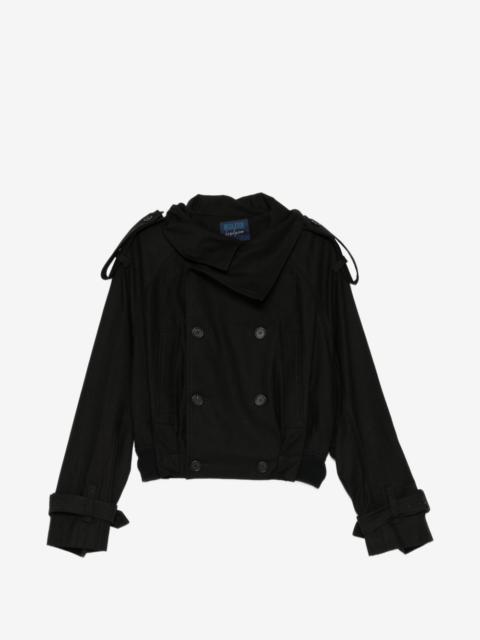 Yohji Yamamoto double-breasted cropped jacket