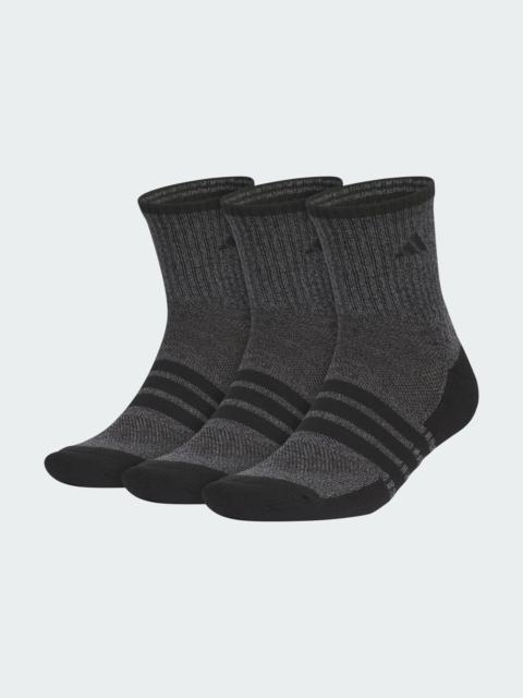 adidas Men's Cushioned X 4 3-Pack Mid-Crew