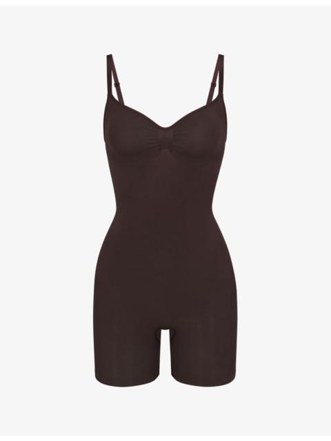 SKIMS Sculpt ruched stretch-woven body