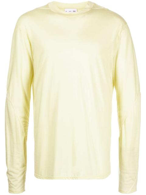 POST ARCHIVE FACTION (PAF) bias-cut long-sleeve top