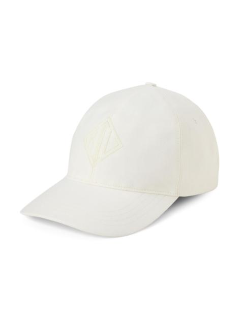 Ralph Lauren Men's Embroidered Logo Silk-Linen Baseball Cap - Deckwash White