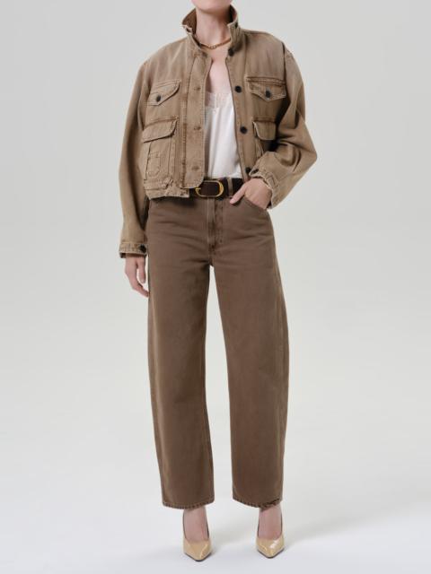Citizens of Humanity Funnel Collar Barn Jacket In Tan