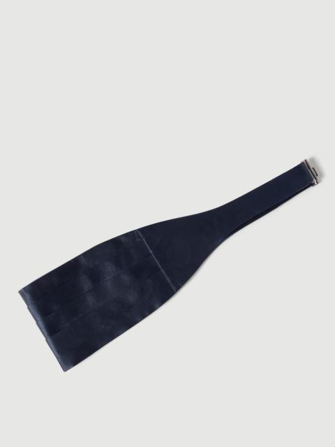 Brunello Cucinelli Silk and cotton satin cummerbund