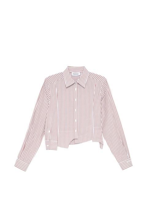 Monse deconstructed cropped shirt