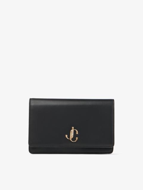 JIMMY CHOO Palace
Black Smooth Calf Leather Mini Bag with JC Emblem