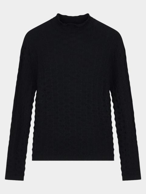EMPORIO ARMANI Rolled-Neck Ribbed Sweater
