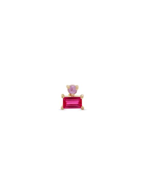 STONE AND STRAND Pink Power Stud