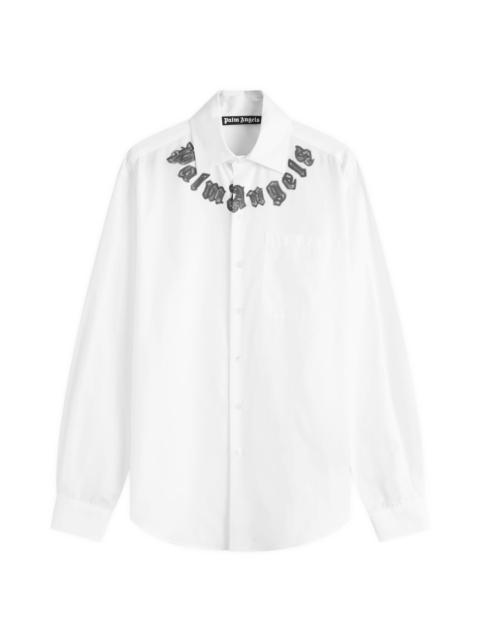 Palm Angels Palm Angels Neck Logo Classic Shirt