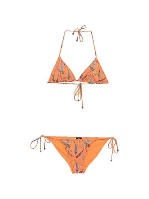 Etro paisley-print bikini
