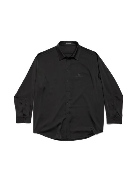 BALENCIAGA Women's Bb Classic Balenciaga Fluid Blouse in Black