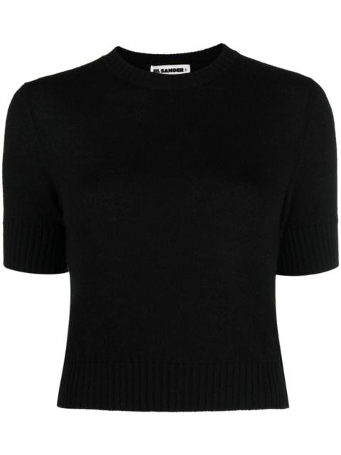 Jil Sander cropped wool jumper