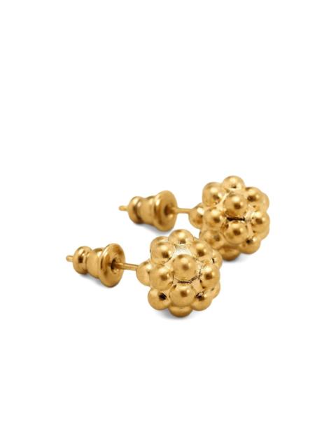 AMI Paris textured-sphere stud earrings