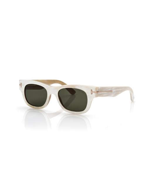 TOM FORD SQUARE HORN SUNGLASSES