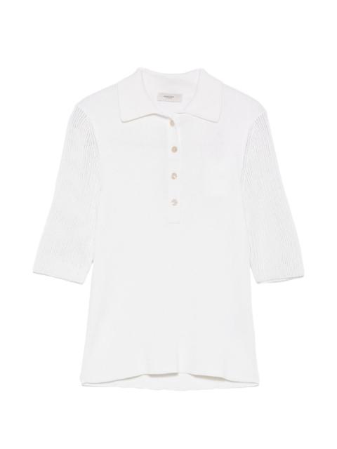 AGNONA knitted polo shirt