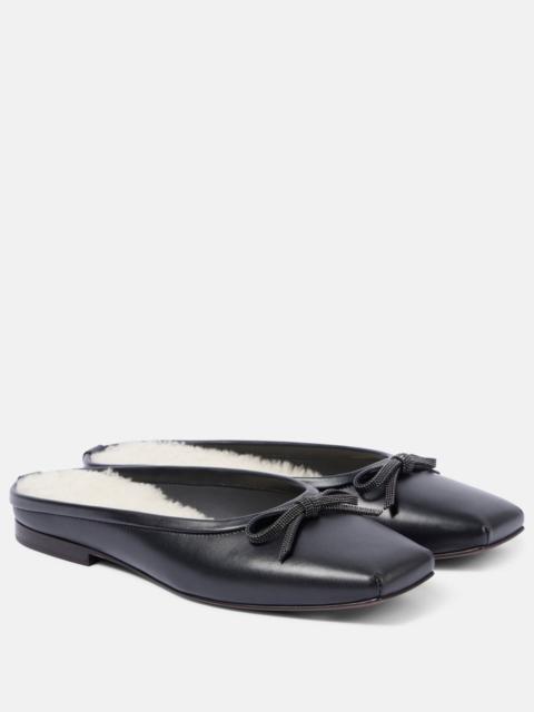 Brunello Cucinelli Monili-detail ballerina shoes