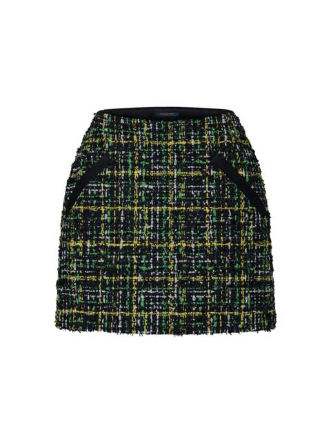 Louis Vuitton Graphic Tweed Mini Skirt