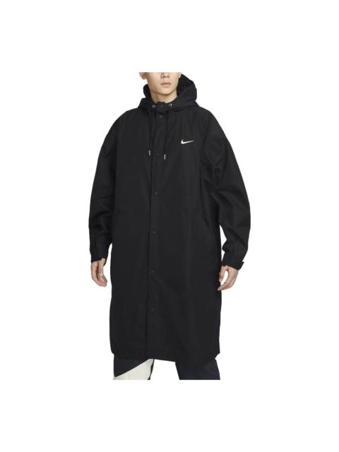 Nike Swoosh Woven Parka Jacket 'Black' FD2870-010