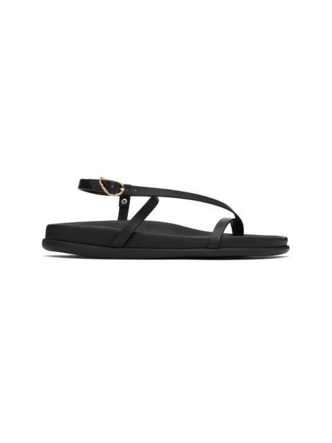 ANCIENT GREEK SANDALS Black Aimilia Sandals
