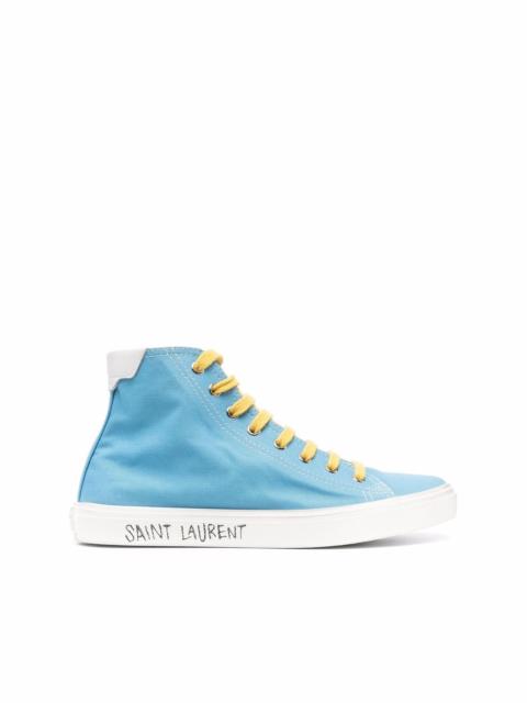 SAINT LAURENT Malibu mid-top sneakers