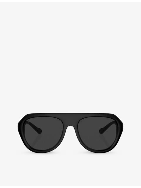 Ferrari FH2002QU pilot-frame injected sunglasses