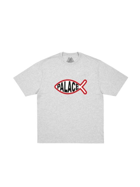 PALACE PLAICE T-SHIRT GREY MARL