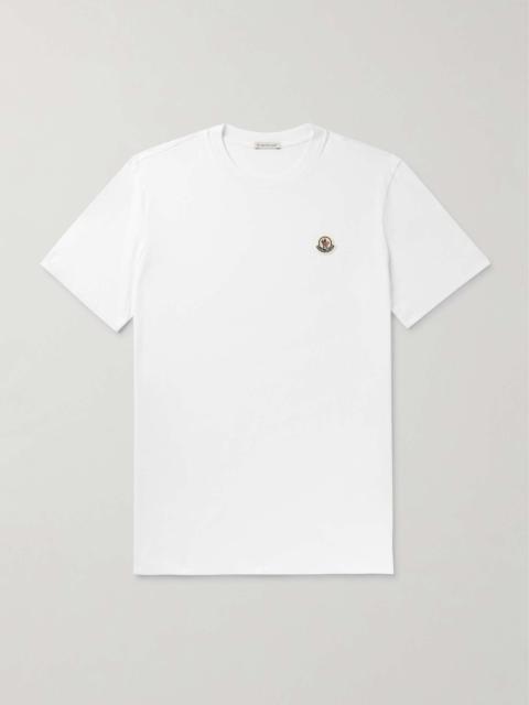 Three-Pack Logo-Appliquéd Cotton-Jersey T-Shirts