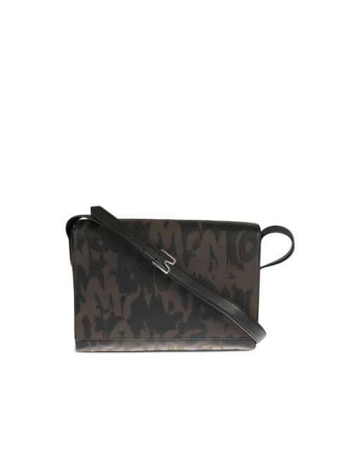 Alexander McQueen logo-print shoulder bag