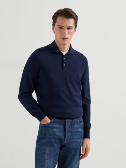 Brunello Cucinelli Cashmere knit polo shirt