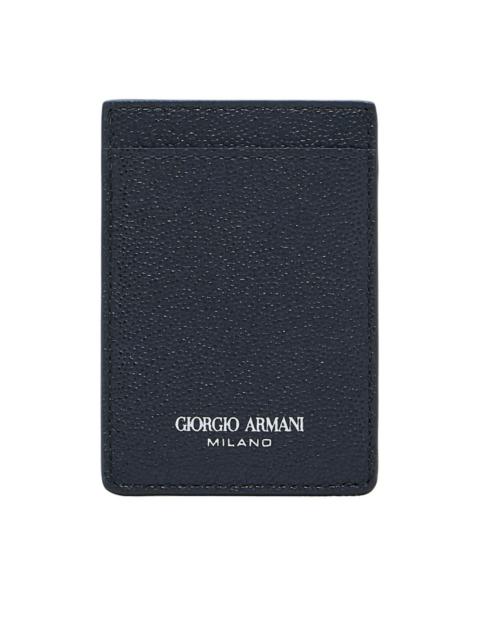 GIORGIO ARMANI leather cardholder
