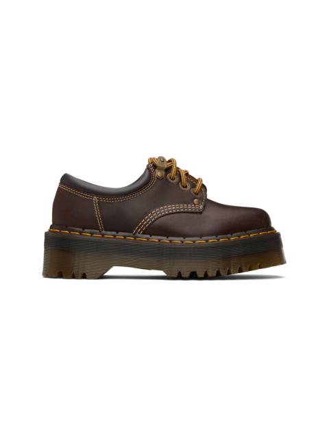 Dr. Martens Brown 8053 Arc Leather Platform Casual Derbys