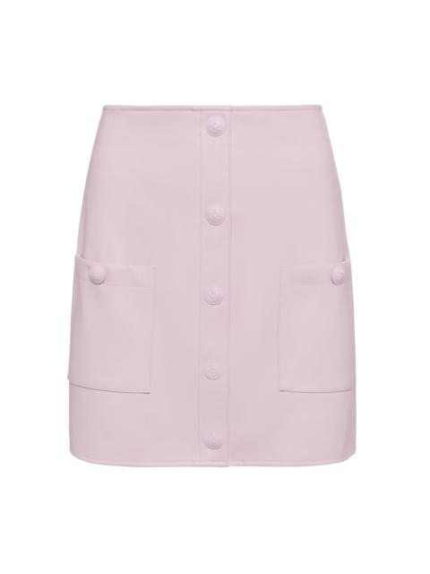 L'AGENCE Truman Vegan Leather Mini Skirt