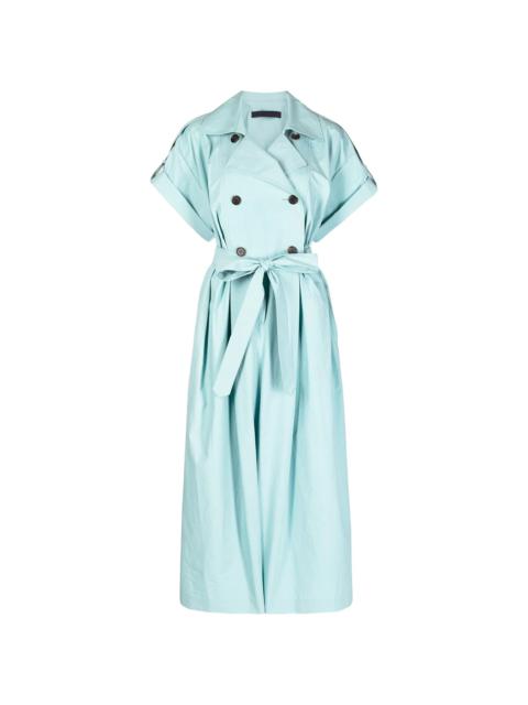 JUUN.J double-breasted trench dress