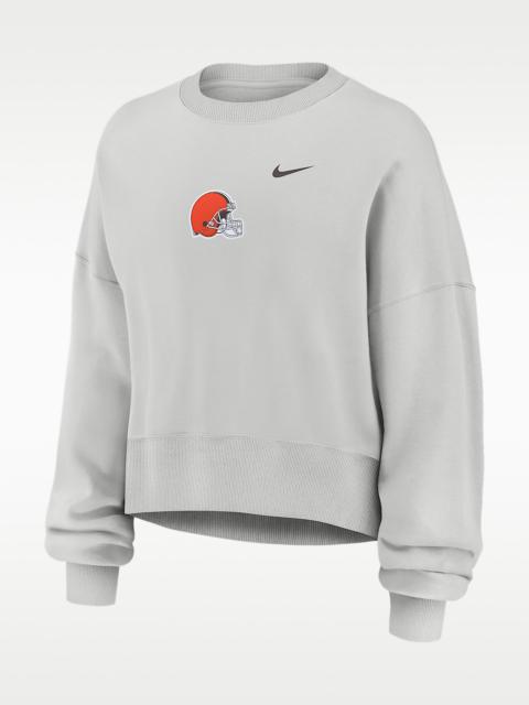 Nike Cleveland Browns Primetime Phoenix Women's Nike NFL Oversized Pullover Crew