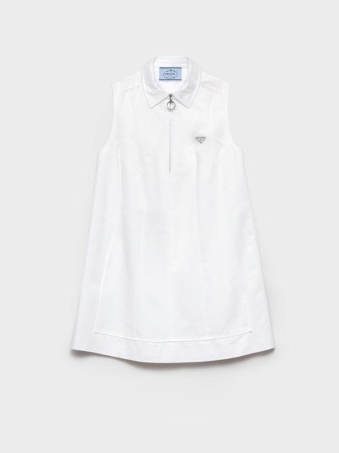 Prada Chino zipper mini-dress