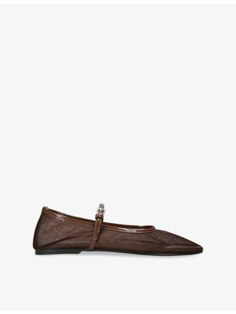 STEVE MADDEN Mash Mesh Mary Jane Flats