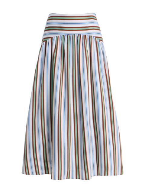 ROSIE ASSOULIN In The Name of Love Striped Midi Skirt stripe