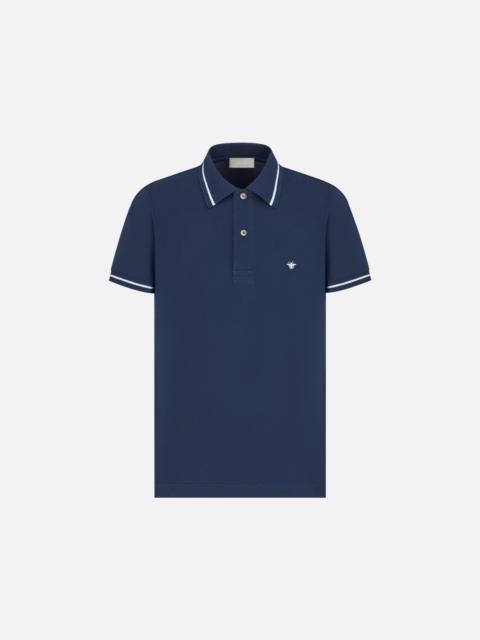 Dior Polo Shirt with Bee Embroidery